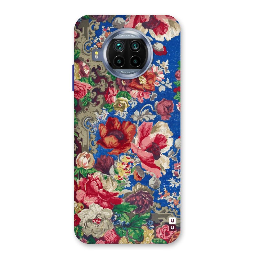 Block Printed Flowers Back Case for Mi 10i