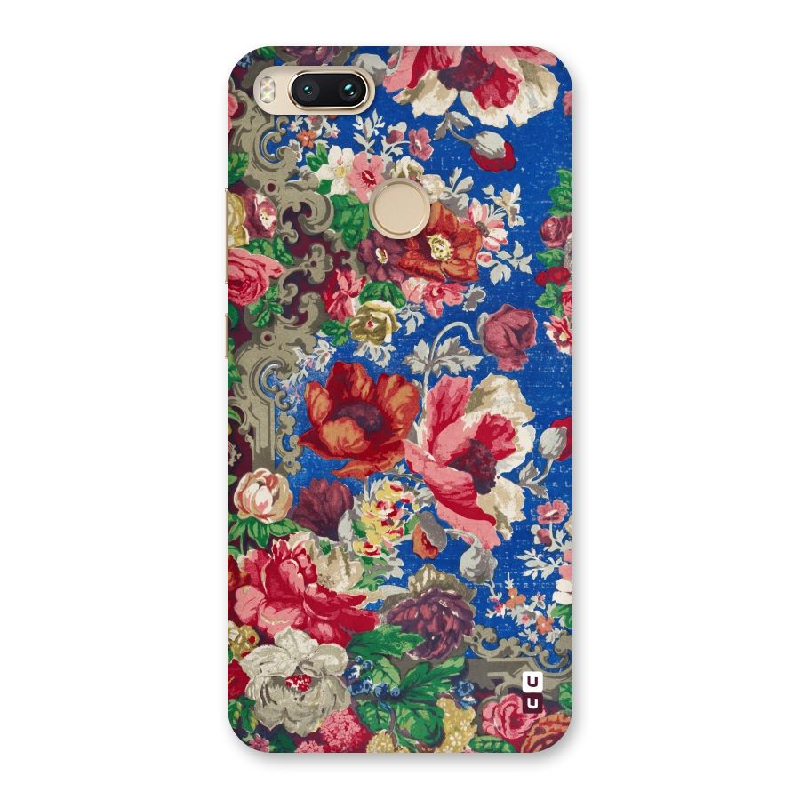 Block Printed Flowers Back Case for Mi A1