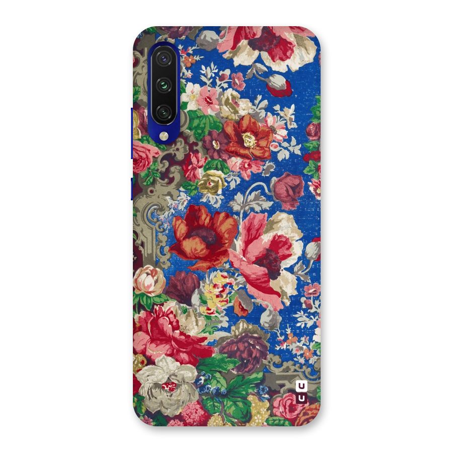 Block Printed Flowers Back Case for Mi A3