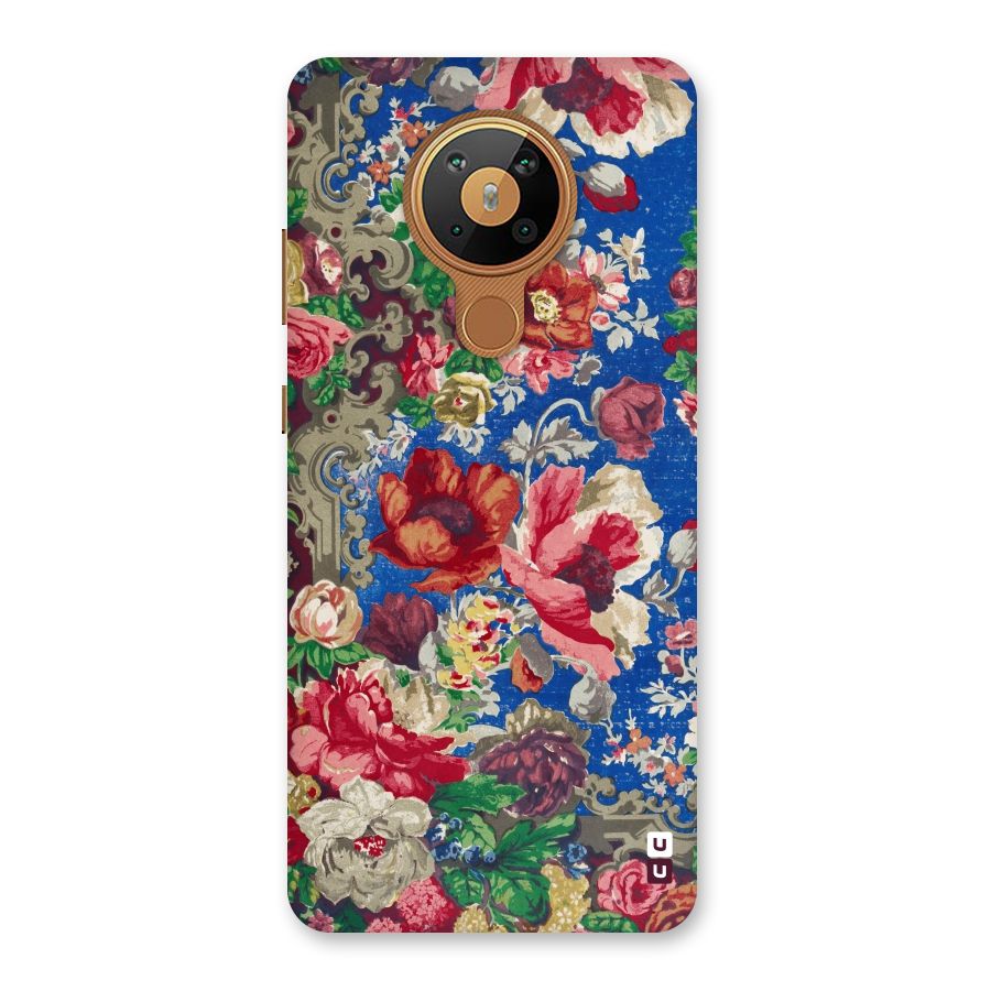 Block Printed Flowers Back Case for Nokia 5.3