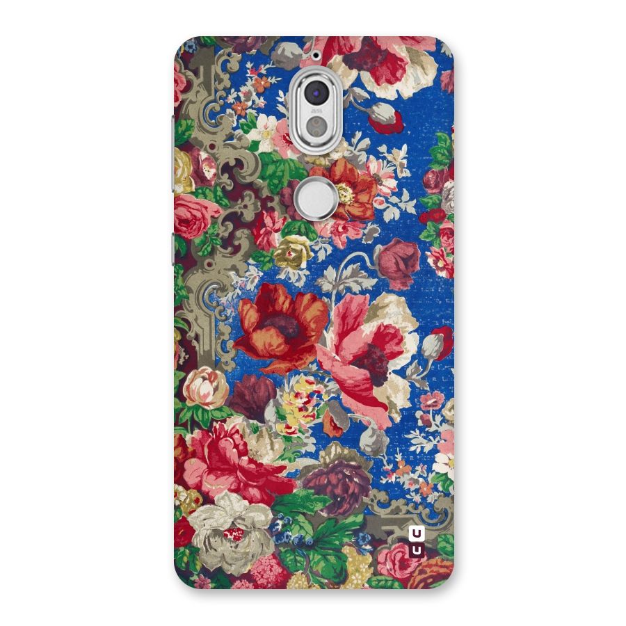 Block Printed Flowers Back Case for Nokia 7