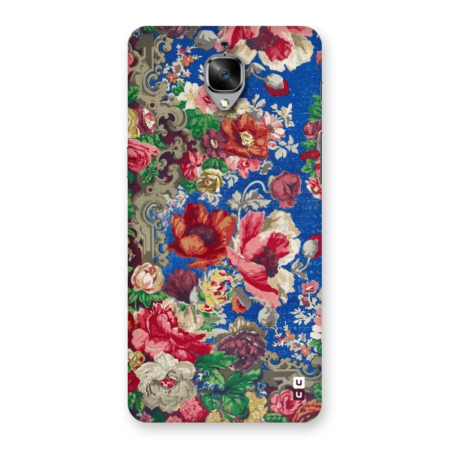 Block Printed Flowers Back Case for OnePlus 3