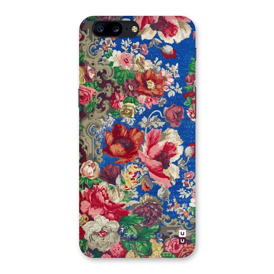 Block Printed Flowers Back Case for OnePlus 5