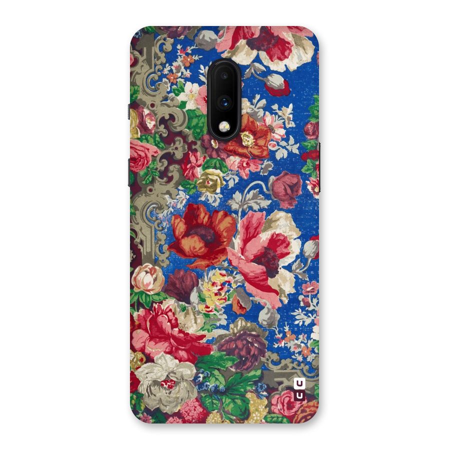 Block Printed Flowers Back Case for OnePlus 7