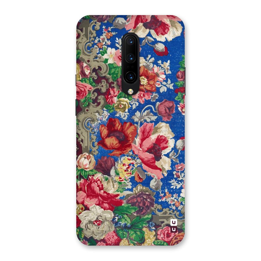 Block Printed Flowers Back Case for OnePlus 7 Pro