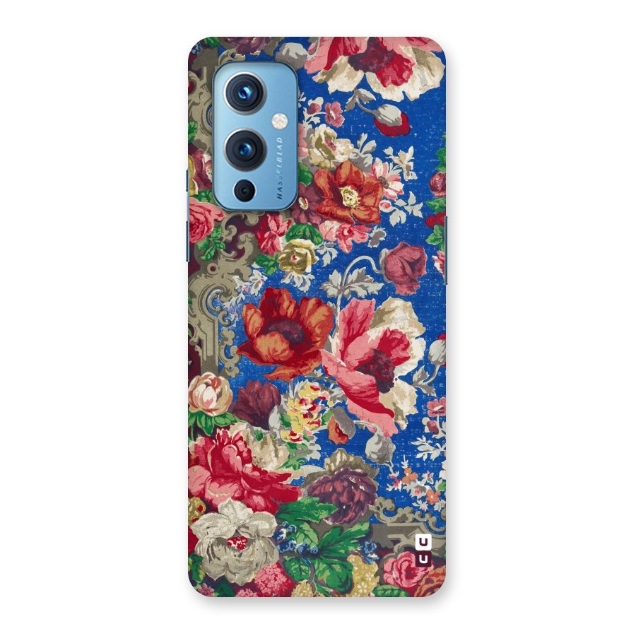 Block Printed Flowers Back Case for OnePlus 9