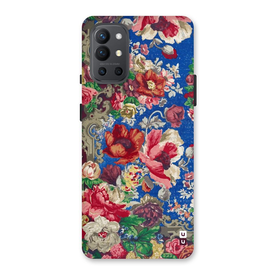Block Printed Flowers Back Case for OnePlus 9R