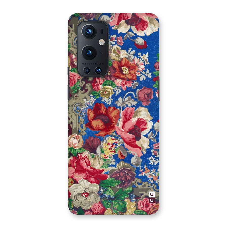 Block Printed Flowers Back Case for OnePlus 9 Pro