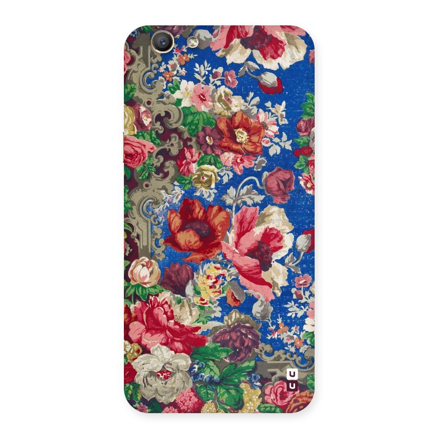 Block Printed Flowers Back Case for Oppo A59