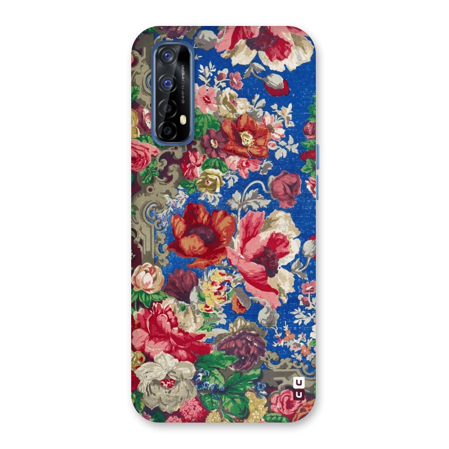 Block Printed Flowers Back Case for Realme 7