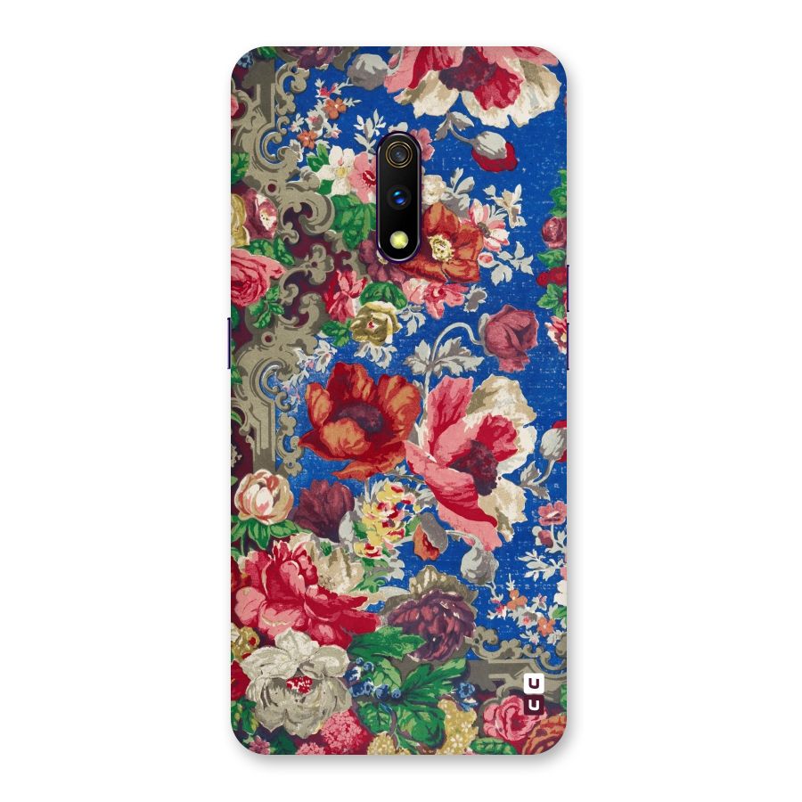 Block Printed Flowers Back Case for Realme X
