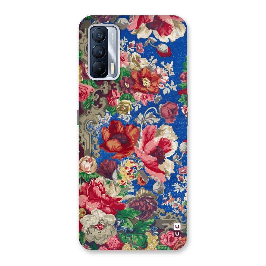 Block Printed Flowers Back Case for Realme X7