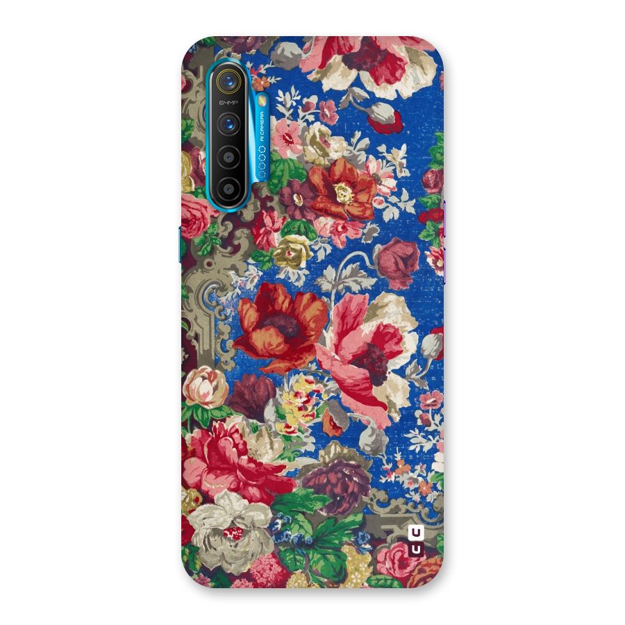 Block Printed Flowers Back Case for Realme XT