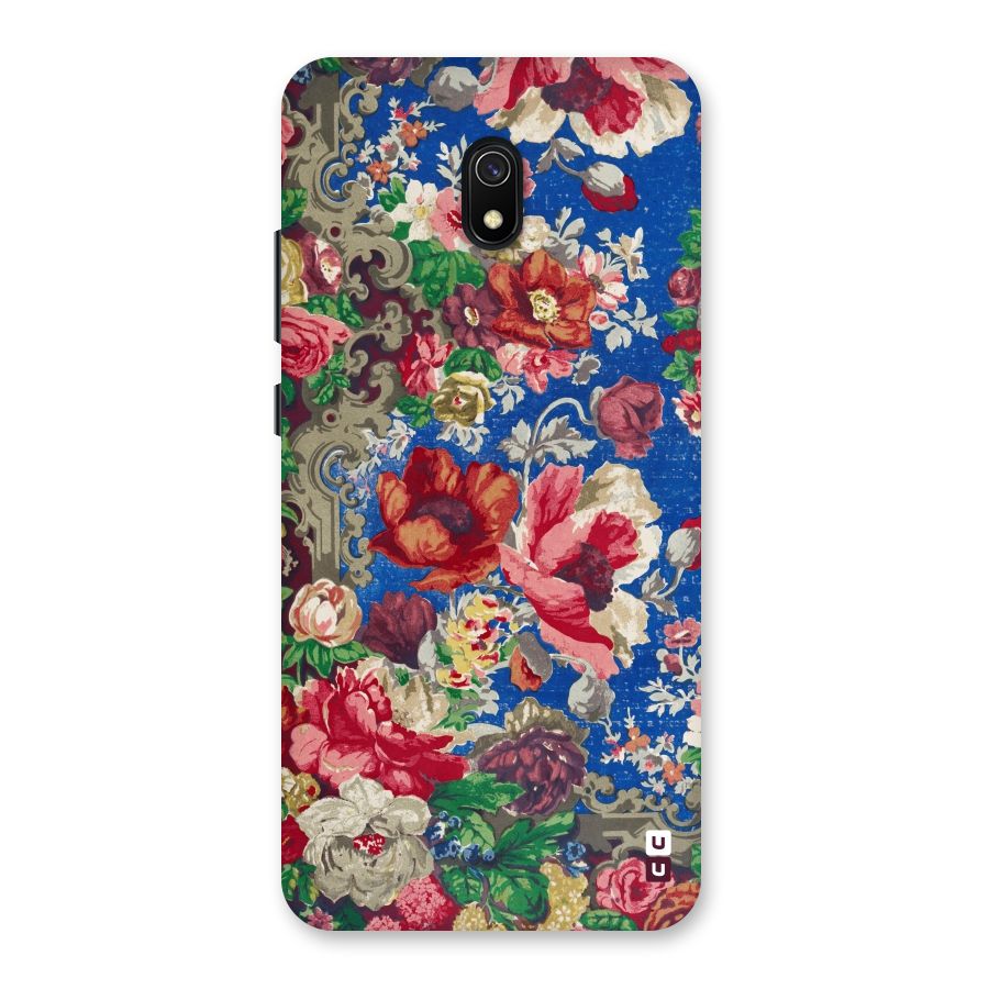 Block Printed Flowers Back Case for Redmi 8A