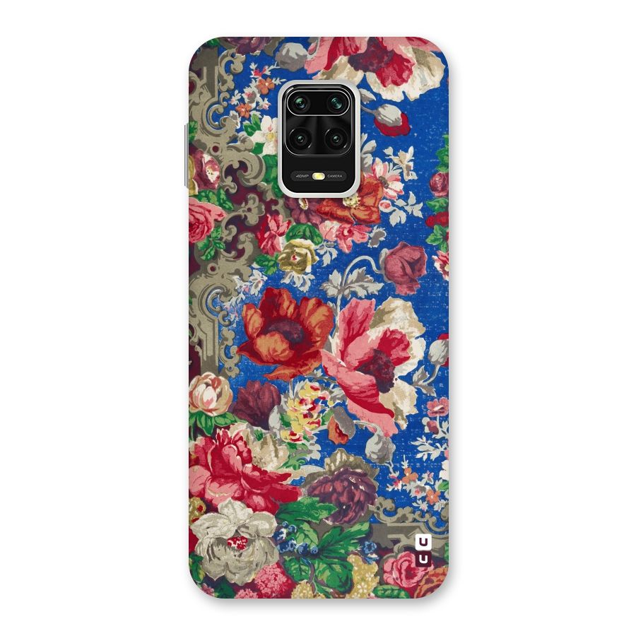 Block Printed Flowers Back Case for Redmi Note 9 Pro Max
