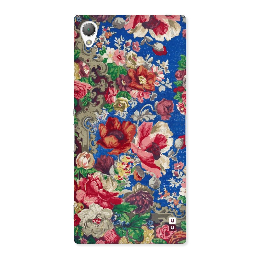 Block Printed Flowers Back Case for Sony Xperia Z3