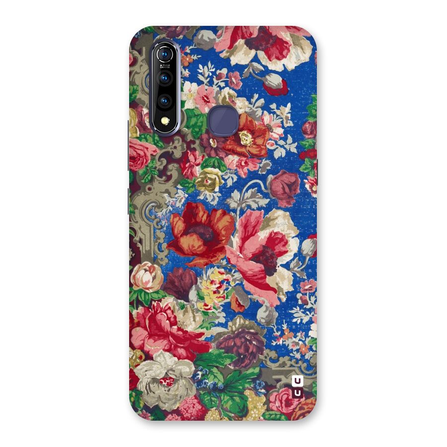 Block Printed Flowers Back Case for Vivo Z1 Pro