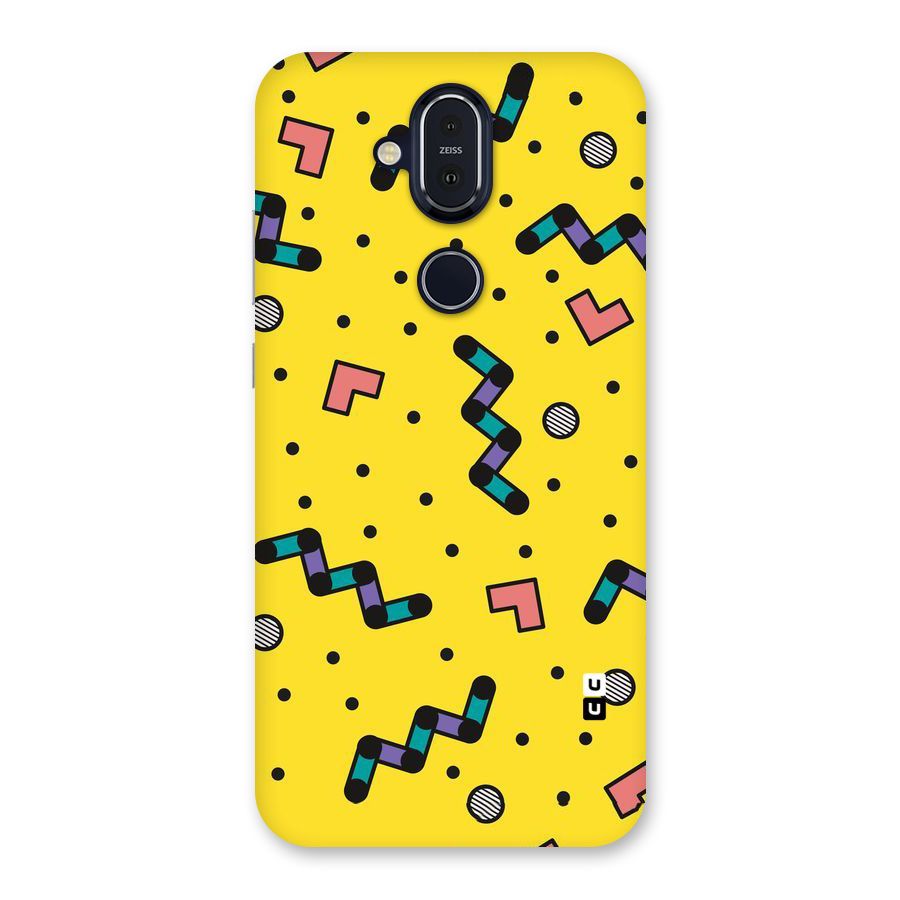 Block Shades Back Case for Nokia 8.1