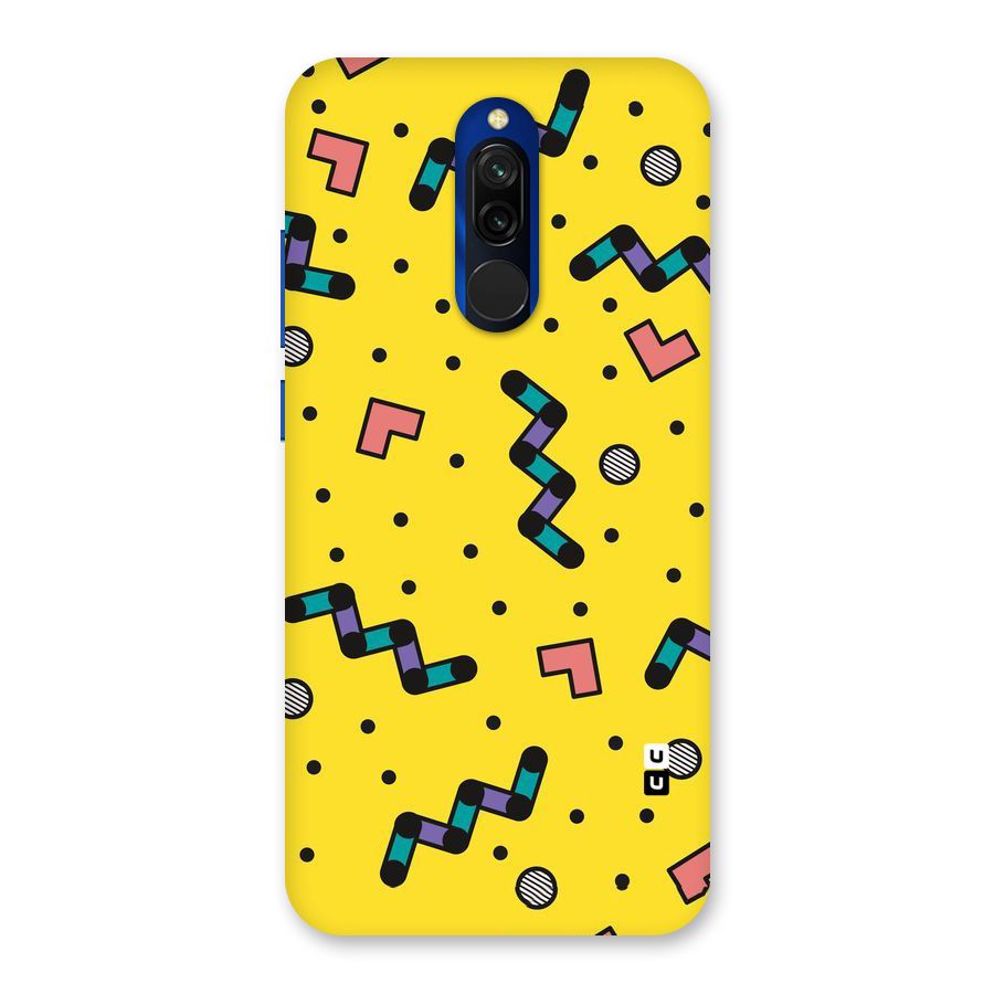 Block Shades Back Case for Redmi 8