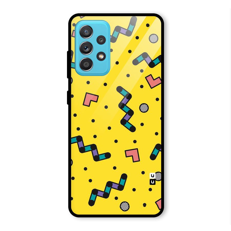 Block Shades Glass Back Case for Galaxy A52