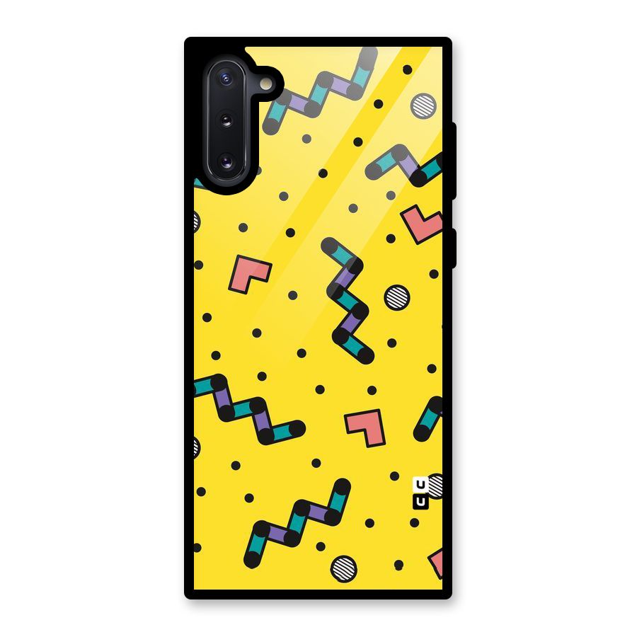 Block Shades Glass Back Case for Galaxy Note 10