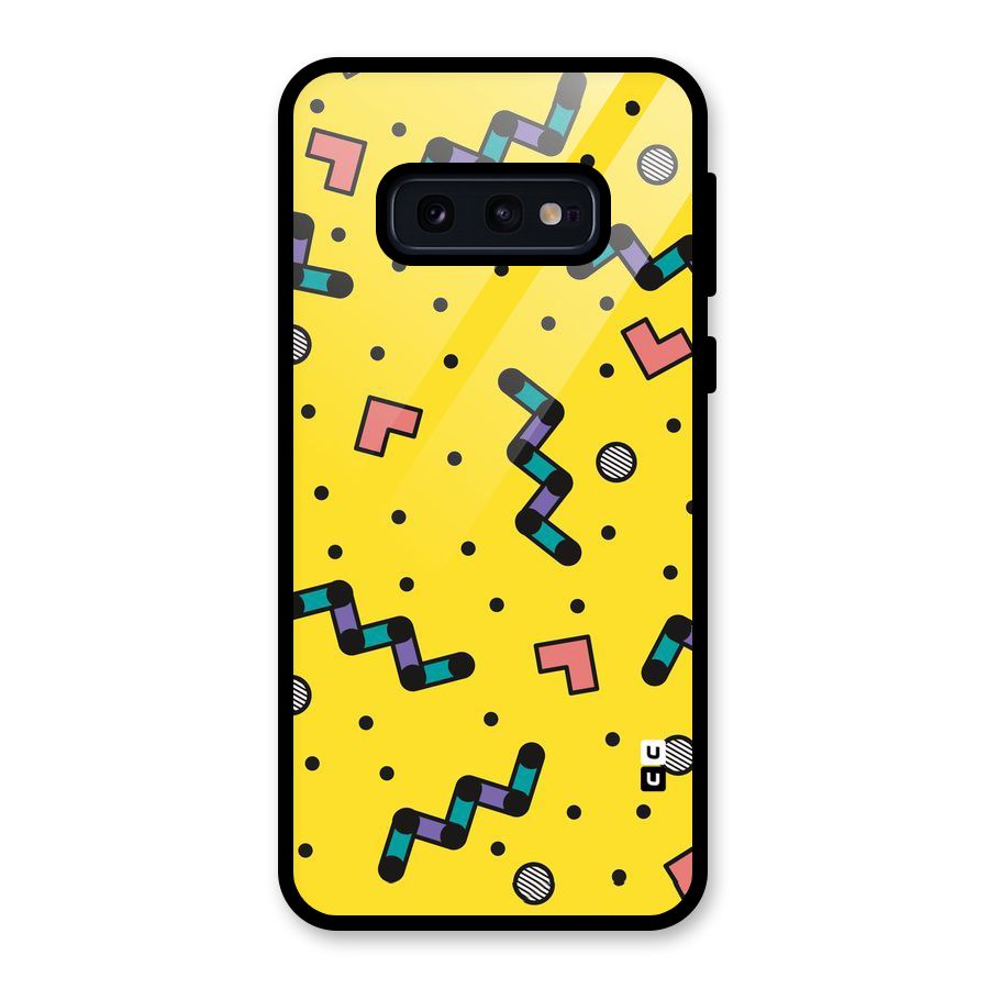 Block Shades Glass Back Case for Galaxy S10e