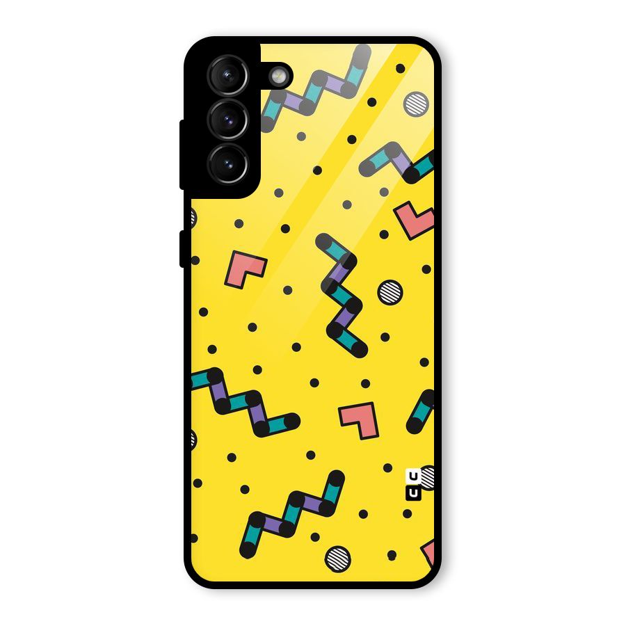 Block Shades Glass Back Case for Galaxy S21 Plus