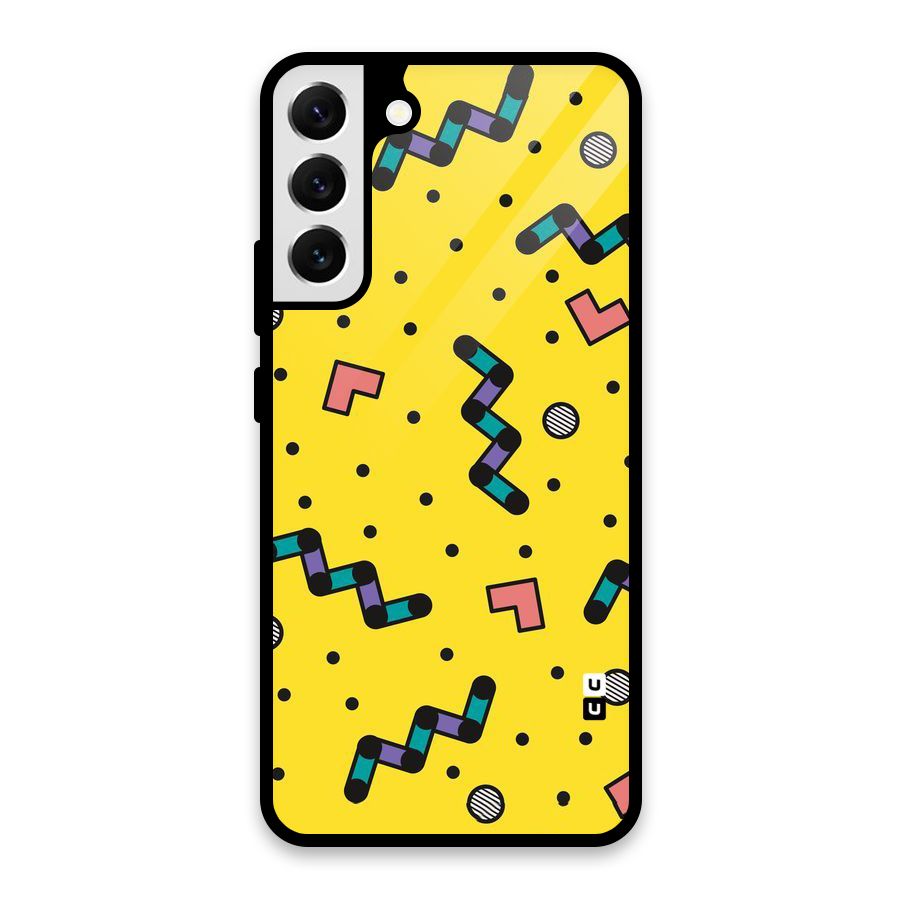 Block Shades Glass Back Case for Galaxy S22 Plus 5G