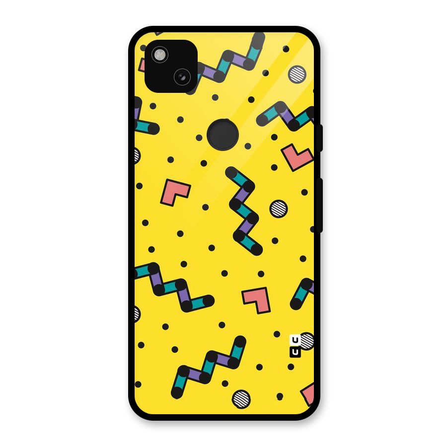 Block Shades Glass Back Case for Google Pixel 4a