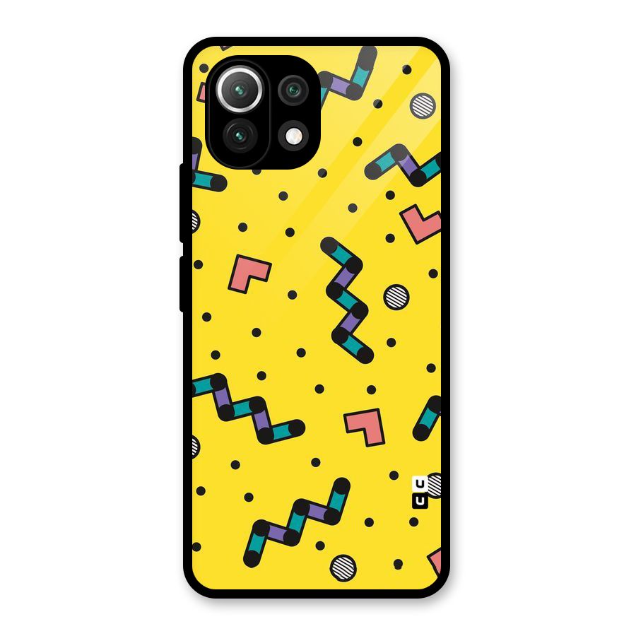 Block Shades Glass Back Case for Mi 11 Lite NE 5G