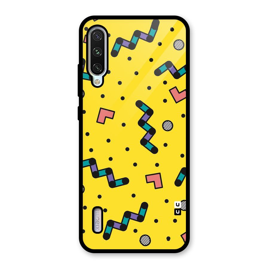 Block Shades Glass Back Case for Mi A3
