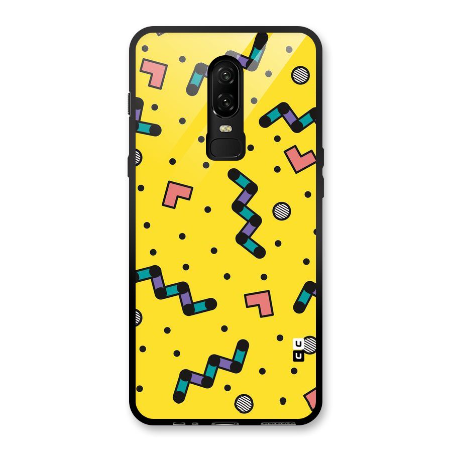 Block Shades Glass Back Case for OnePlus 6