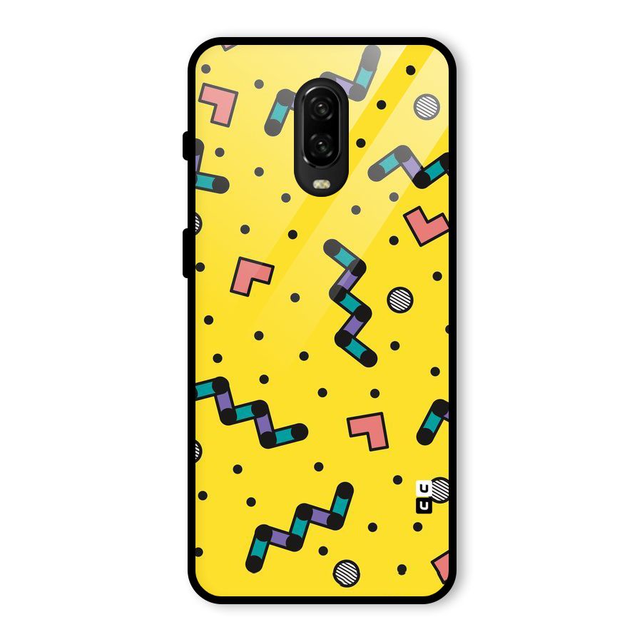 Block Shades Glass Back Case for OnePlus 6T