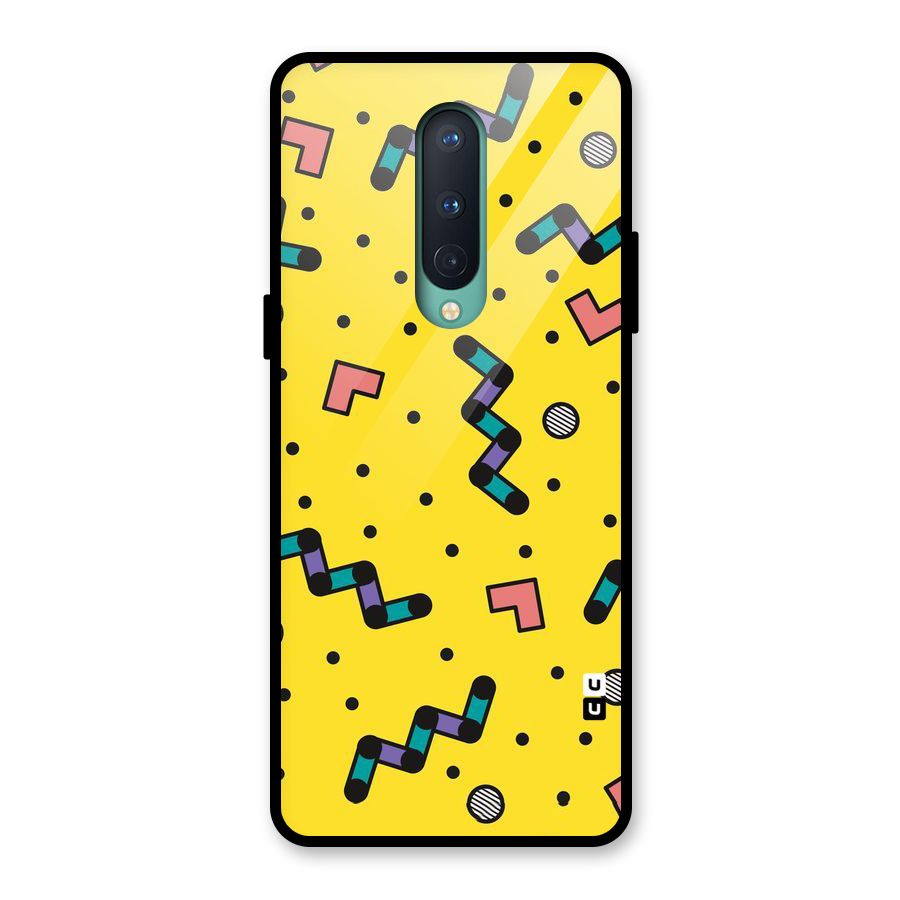 Block Shades Glass Back Case for OnePlus 8