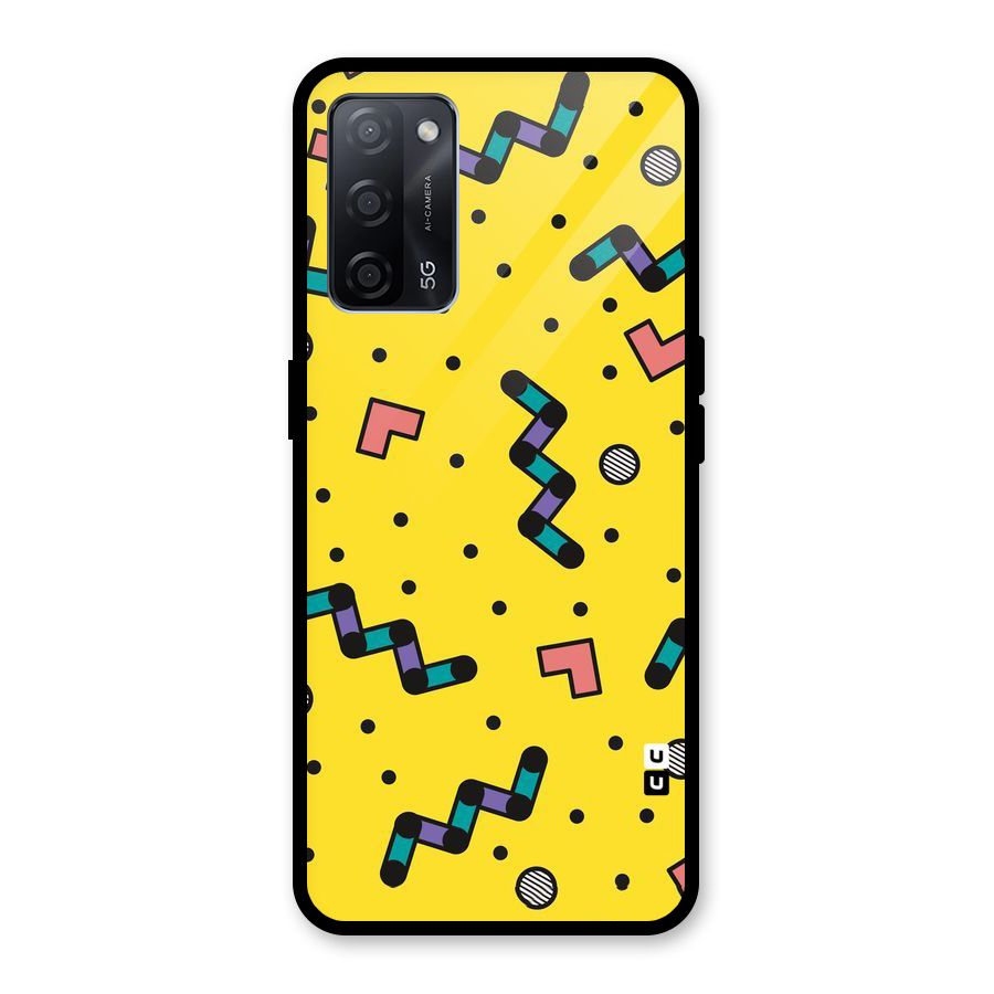 Block Shades Glass Back Case for Oppo A53s 5G