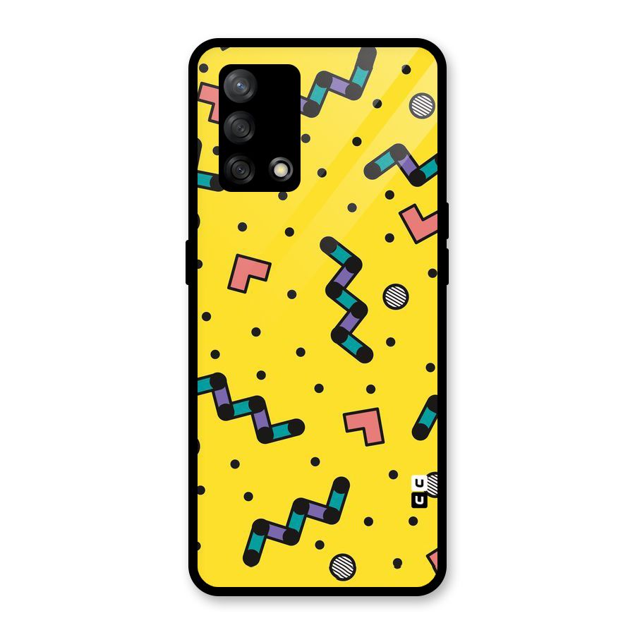 Block Shades Glass Back Case for Oppo F19