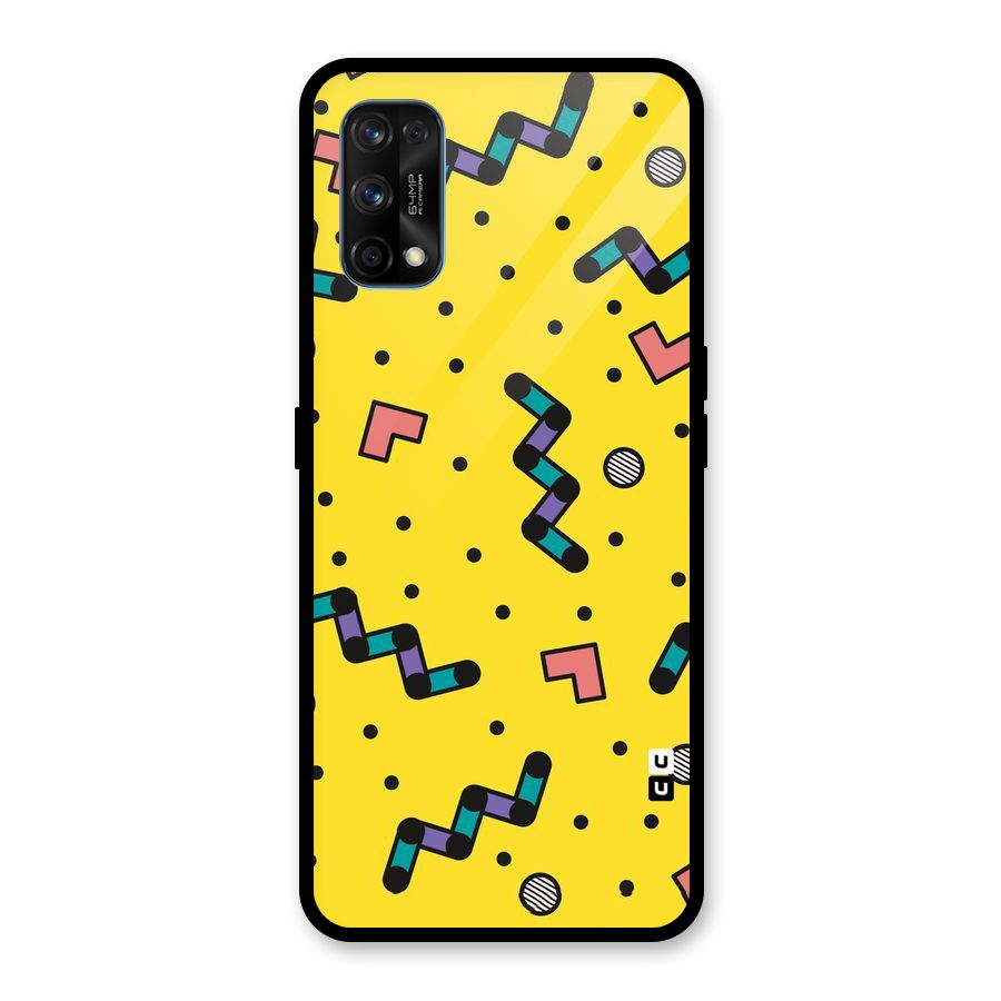 Block Shades Glass Back Case for Realme 7 Pro