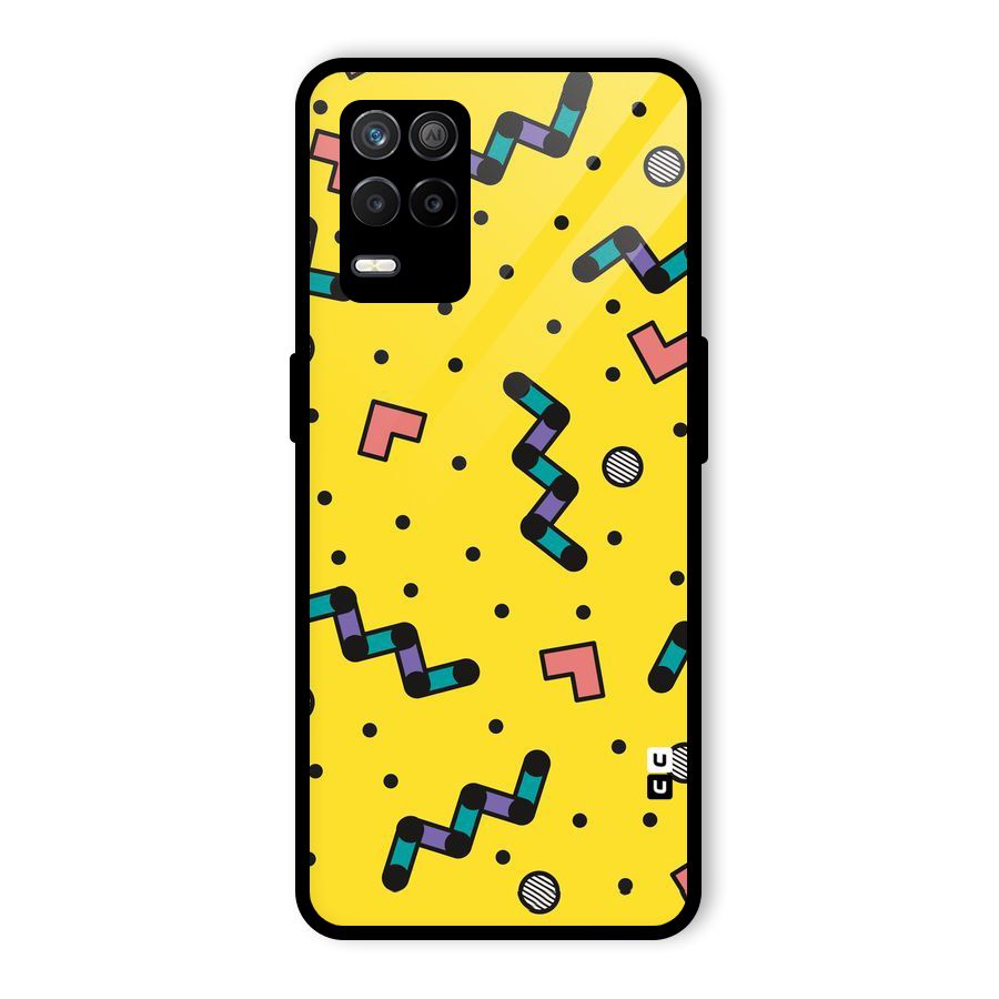 Block Shades Glass Back Case for Realme 8 5G