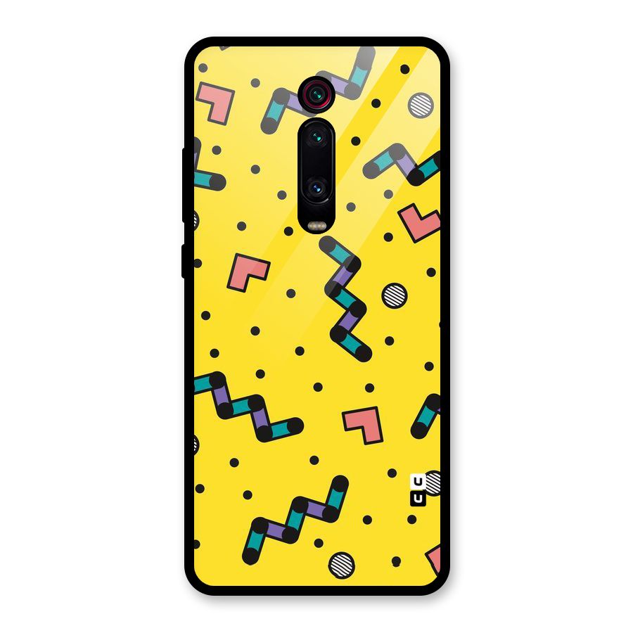 Block Shades Glass Back Case for Redmi K20 Pro