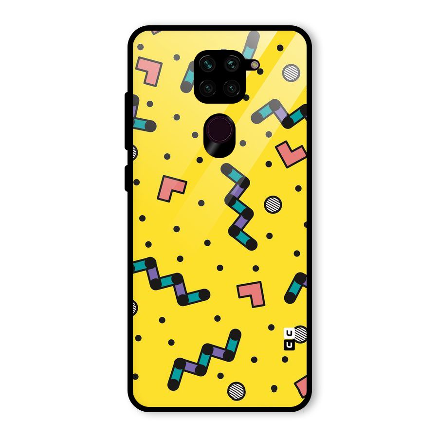 Block Shades Glass Back Case for Redmi Note 9