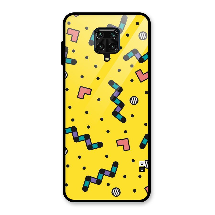 Block Shades Glass Back Case for Redmi Note 9 Pro
