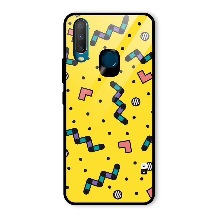Block Shades Glass Back Case for Vivo U10