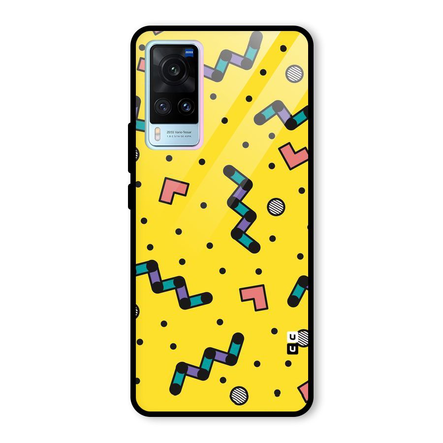 Block Shades Glass Back Case for Vivo X60