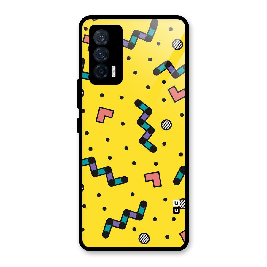 Block Shades Glass Back Case for Vivo iQOO 7 5G