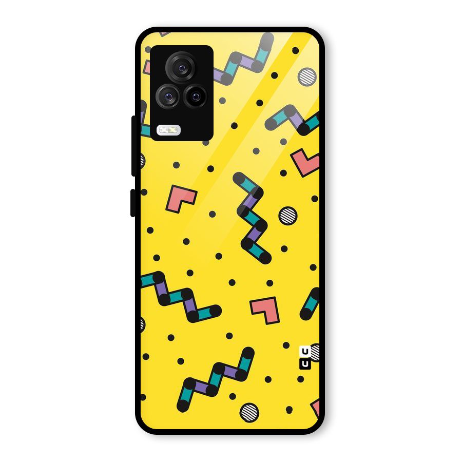Block Shades Glass Back Case for Vivo iQOO 7 Legend 5G