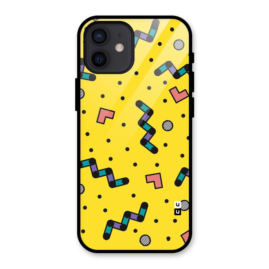 Block Shades Glass Back Case for iPhone 12
