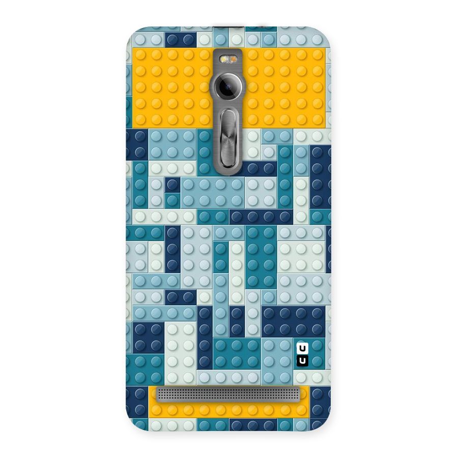 Blocks Blues Back Case for Asus Zenfone 2