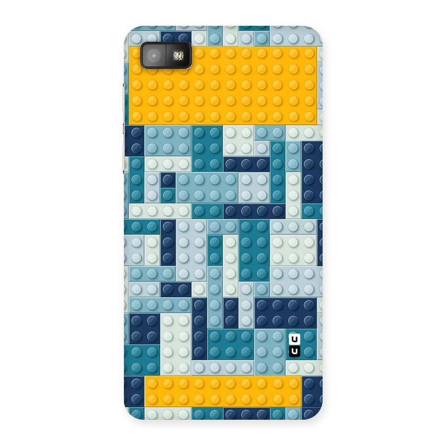 Blocks Blues Back Case for Blackberry Z10
