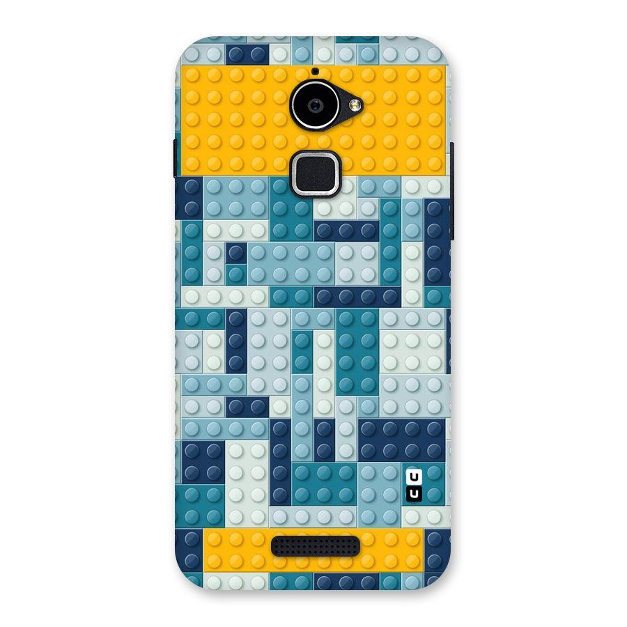 Blocks Blues Back Case for Coolpad Note 3 Lite