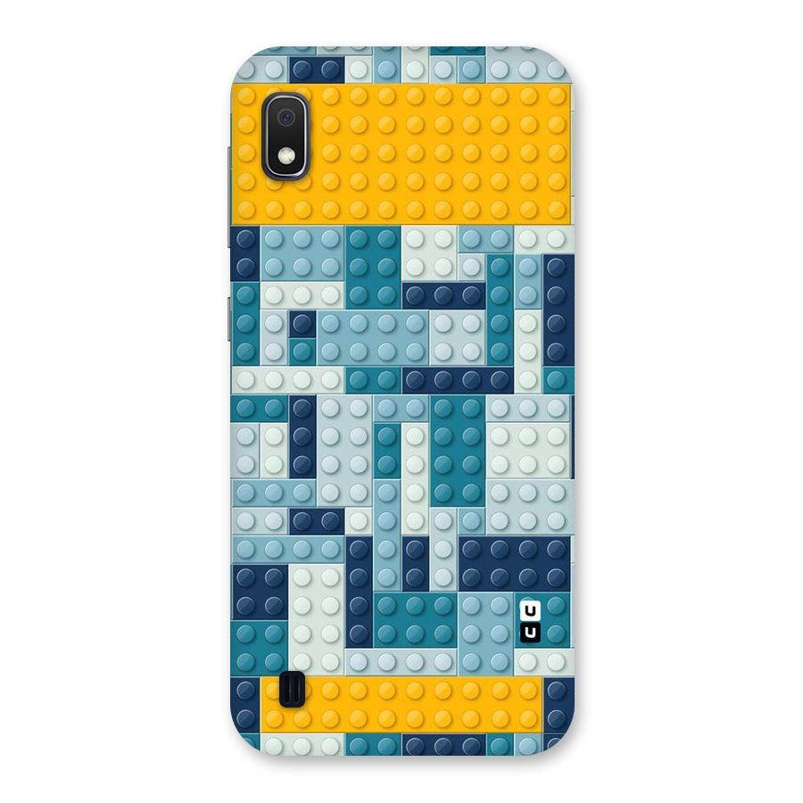 Blocks Blues Back Case for Galaxy A10